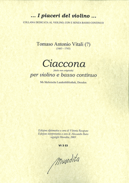 Ciaccona (Ms, D-Dl)