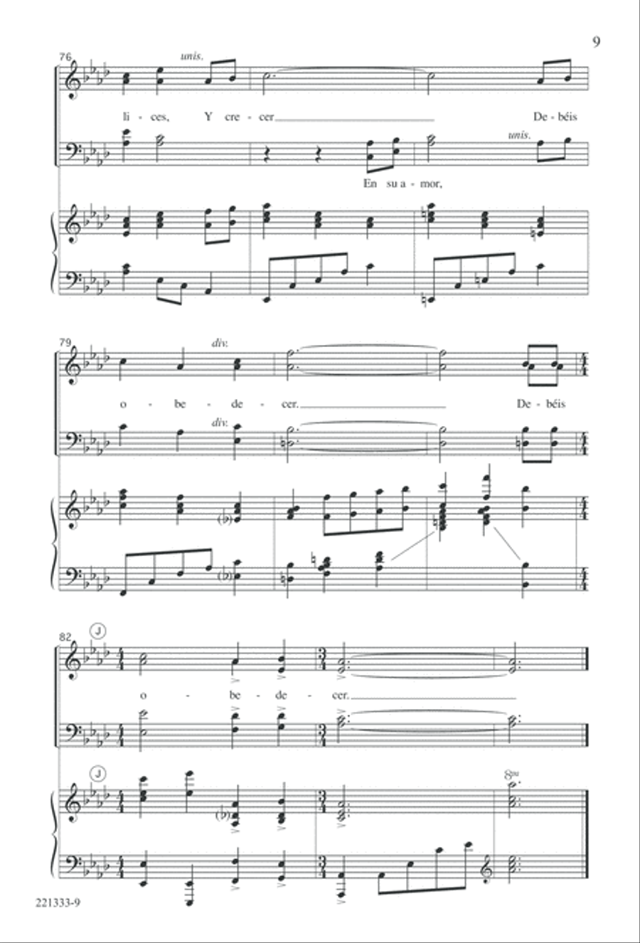 Siervos de Jesus Siervos de Jesus 4-Part scores gallery preview page 13