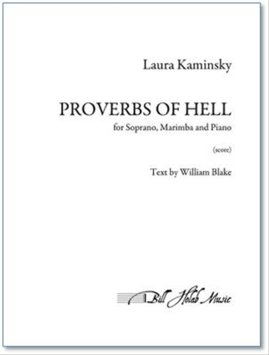 Proverbs of Hell Soprano Voice scores gallery preview page 1