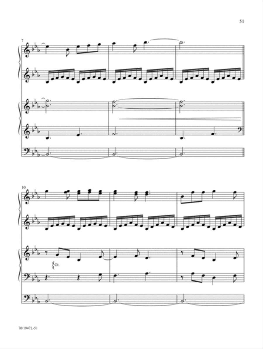 Begin the Song of Praise! Organ scores gallery preview page 23