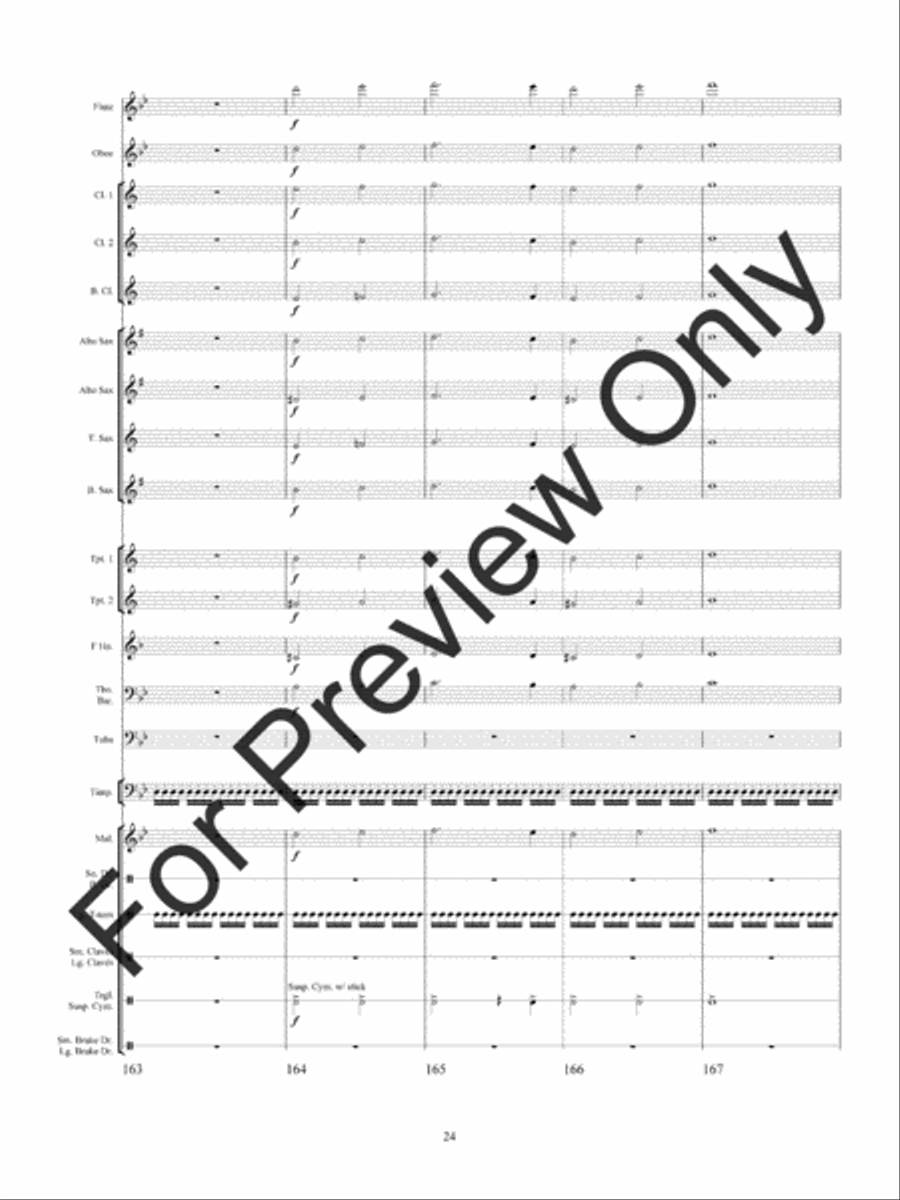Haunted Mine Concert Band scores gallery preview page 27
