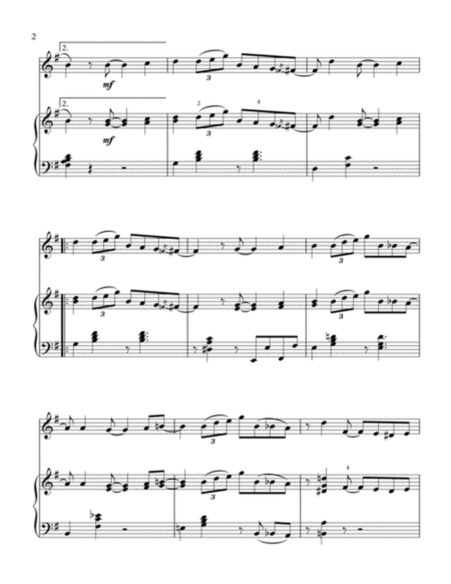 "Rondo Alla Turca"-Piano Background for Alto Sax and Piano image number null