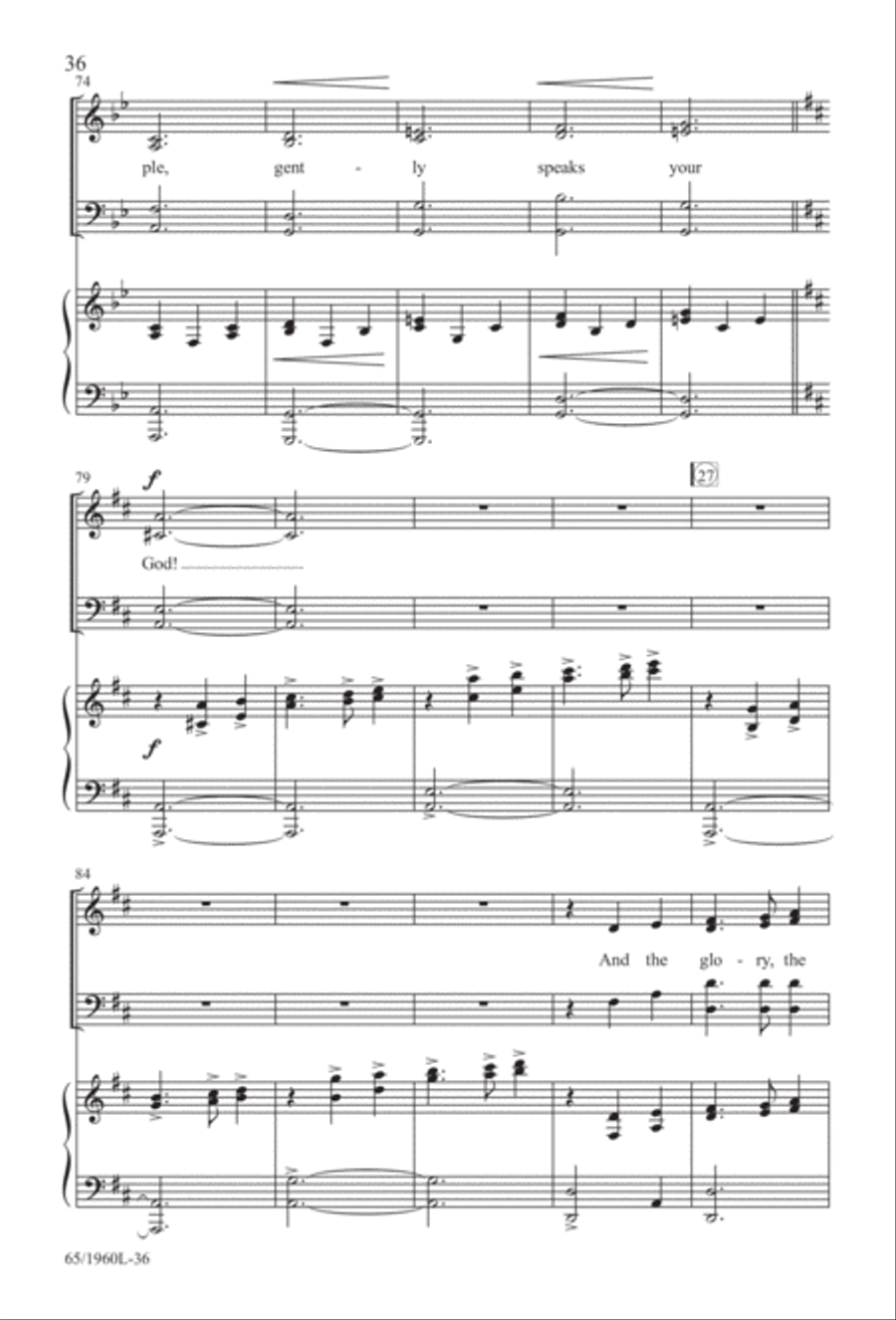 A New Birth...A New Beginning 4-Part scores gallery preview page 37