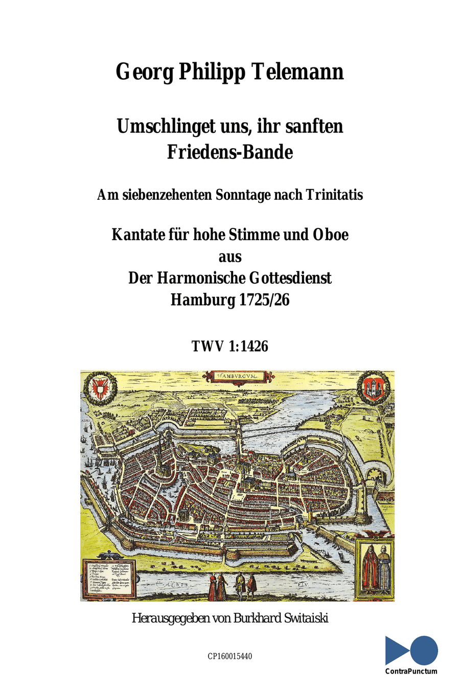 Harmonischer Gottesdienst TWV 1:1426 Umschlinget uns, ihr sanften Friedens-Bande! Oboe Solo scores gallery preview page 1