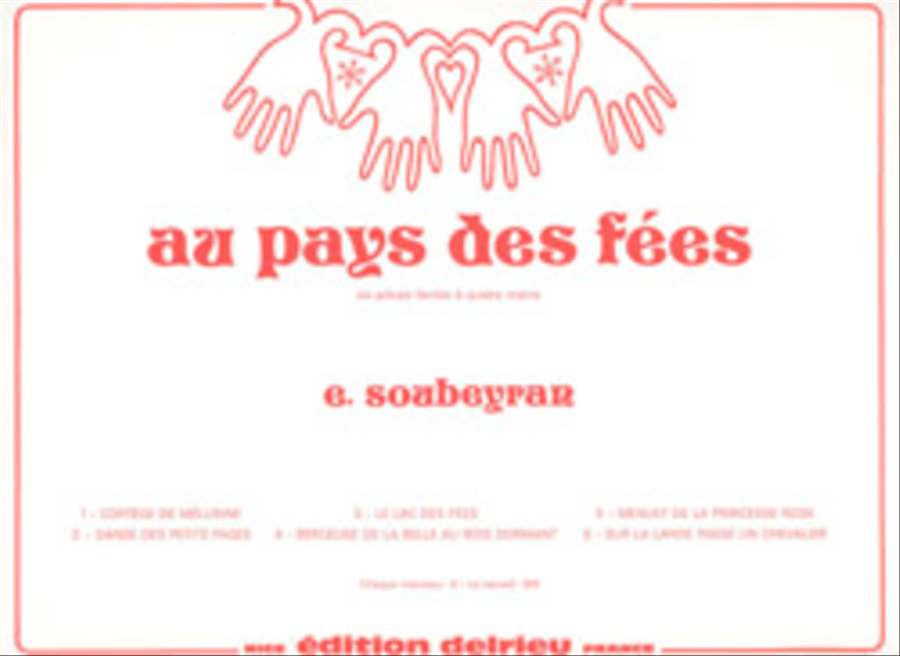 Au Pays Des Fees Easy Piano scores gallery preview page 1