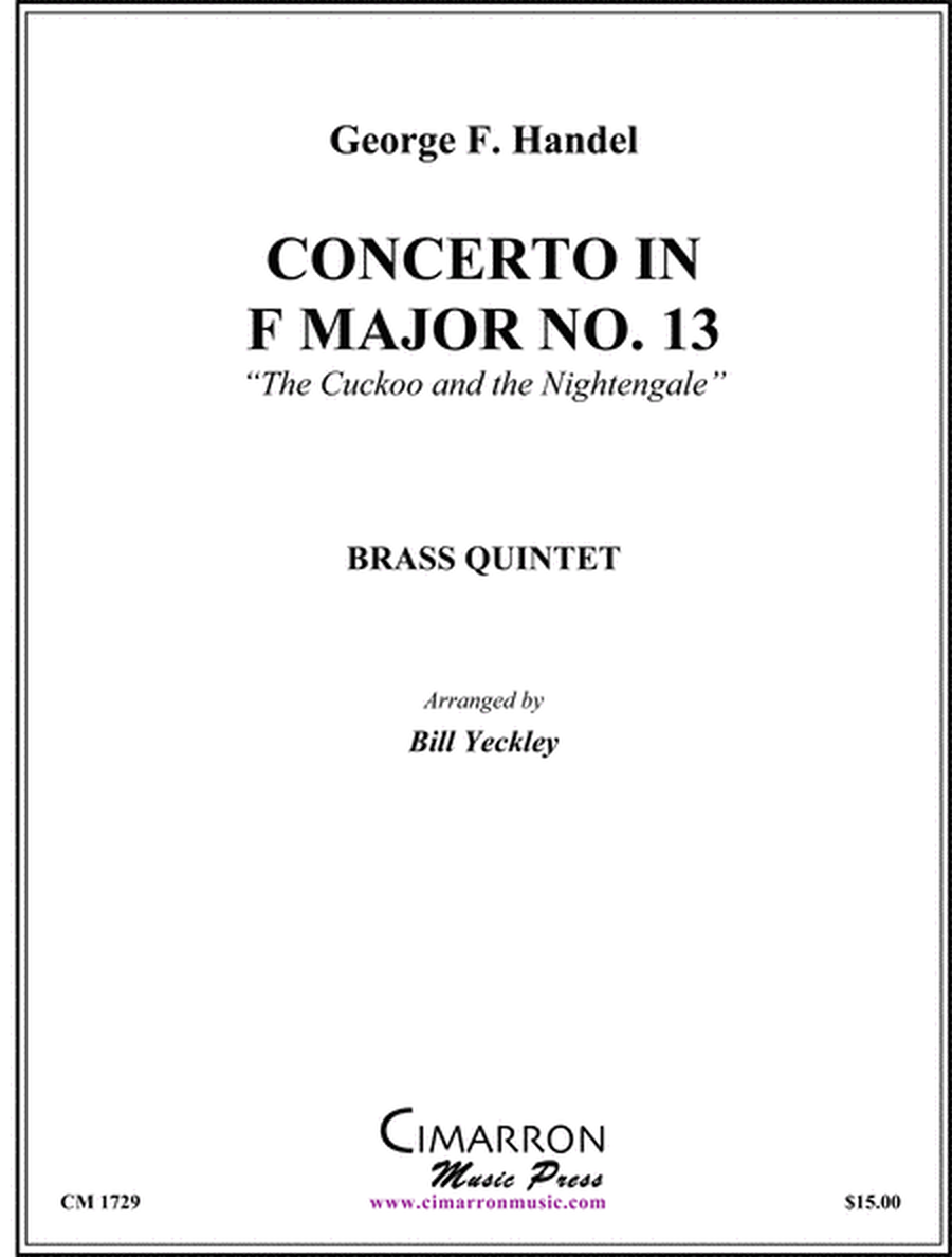 Concerto in F Major No. 13