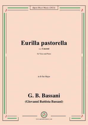 G. B. Bassani-Eurilla pastorella,in B flat Major