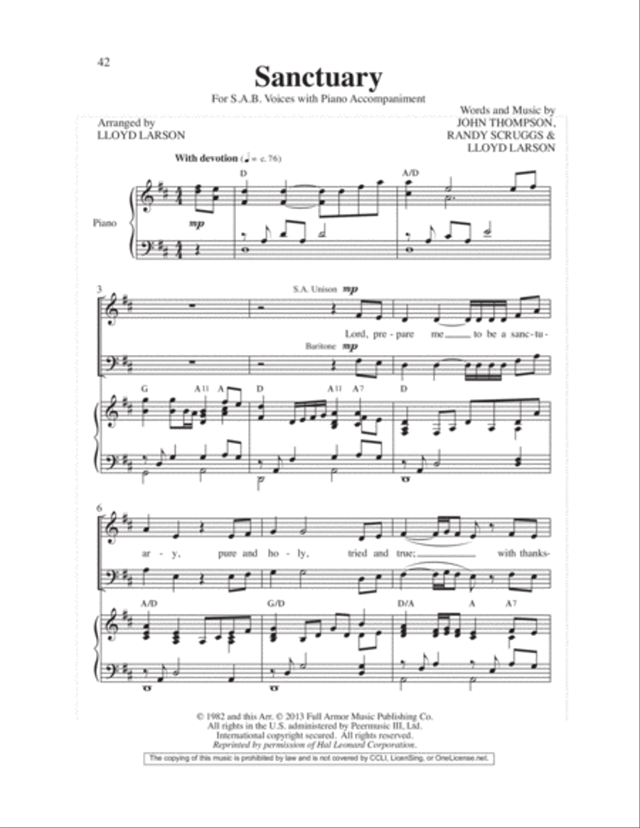 Easy Anthems, Vol. 3 3-Part scores gallery preview page 45