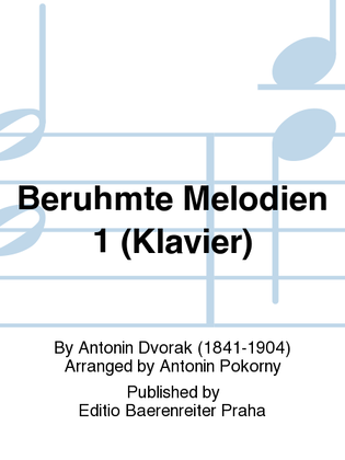 Book cover for Berühmte Melodien 1 (Klavier)
