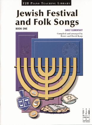 Book cover for Jewish Festival and Folk Songs, Book One