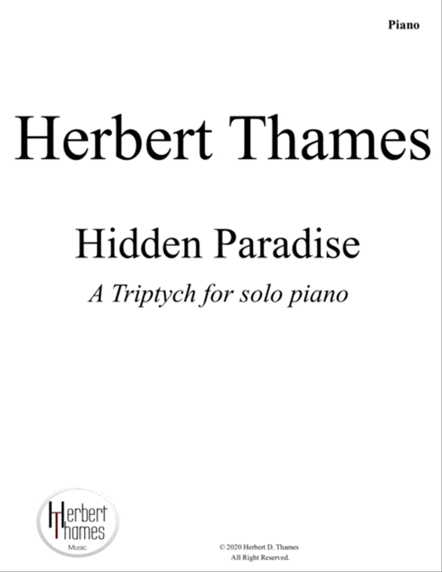 Hidden Paradise: A Triptych for Solo Piano Piano Solo scores gallery preview page 2