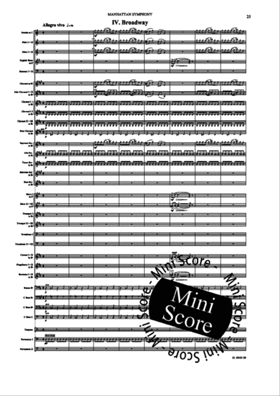 Manhattan Symphony Concert Band scores gallery preview page 29