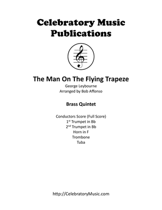 Book cover for The Man On The Flying Trapeze