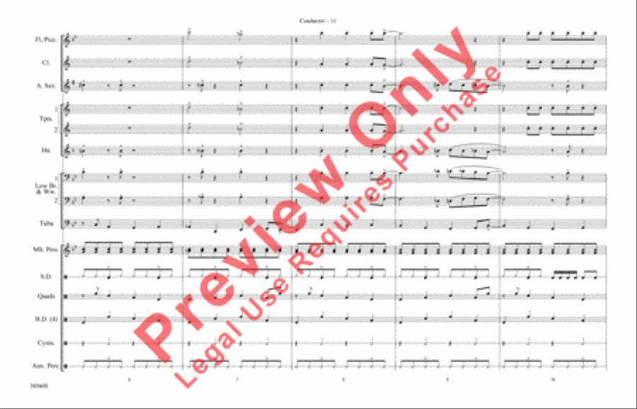 Shorties #18 Marching Band scores gallery preview page 12