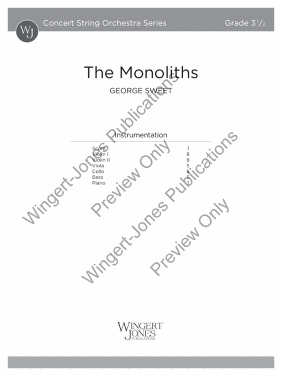 The Monoliths image number null