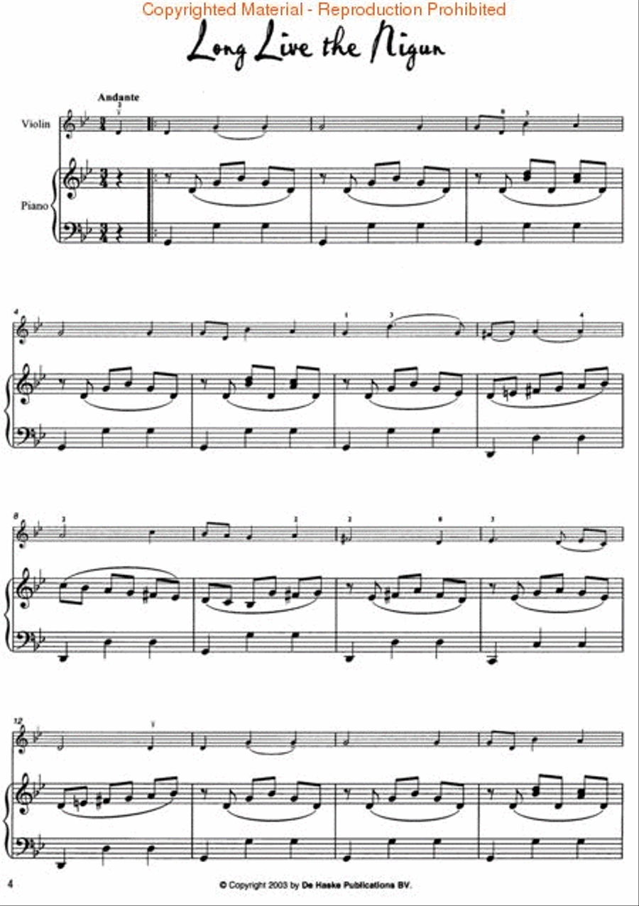 Play Klezmer! Piano Accompaniment Violin Solo scores gallery preview page 2