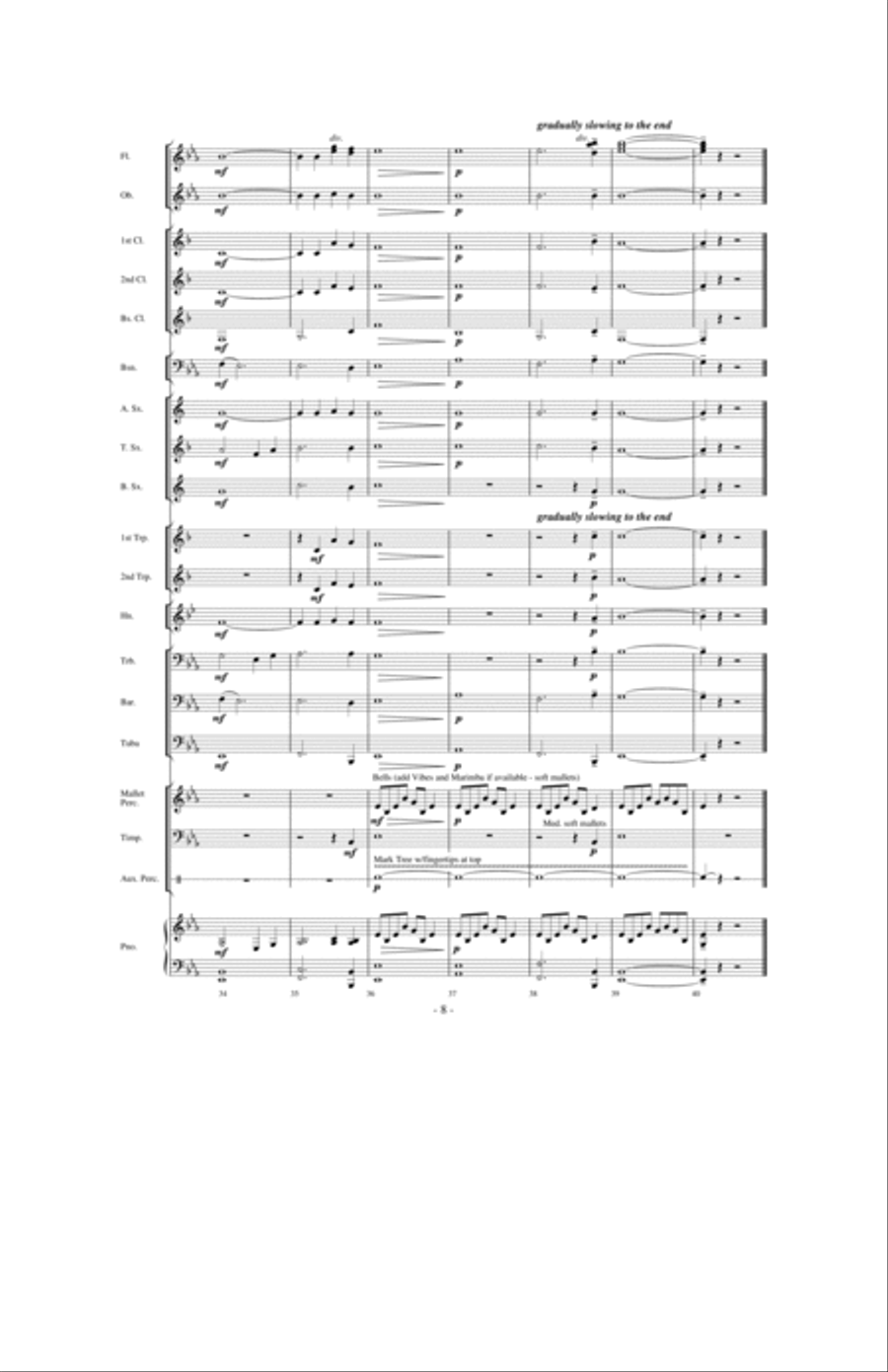 The Water Is Wide Concert Band scores gallery preview page 7
