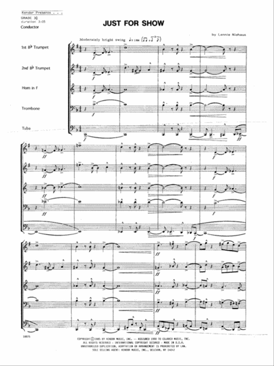 Just For Show School and Community scores gallery preview page 2