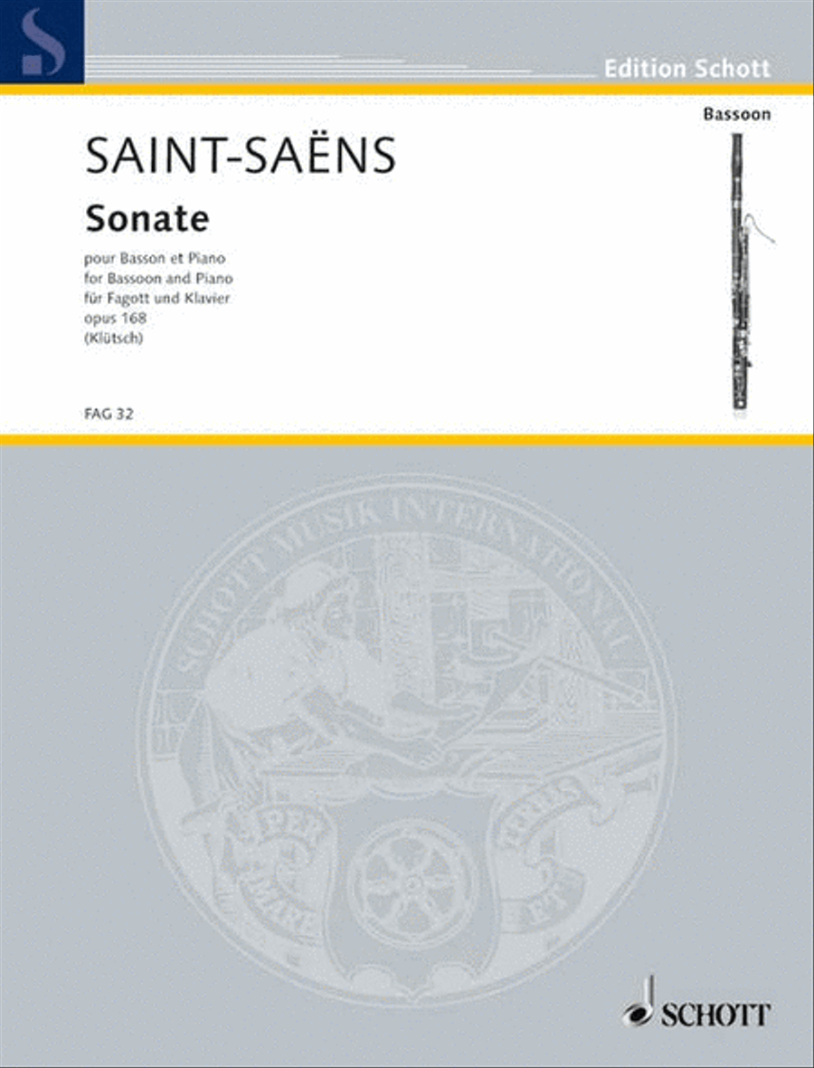 Sonata Bassoon Solo scores gallery preview page 1
