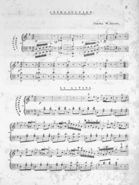 La Gitana (The New Cachoucha) Piano Solo - Digital Sheet Music