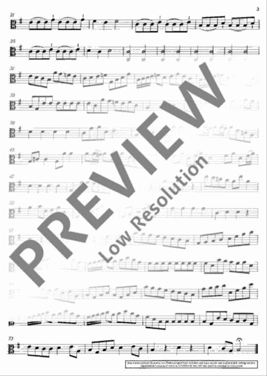 Concerto polonois G Major Viola scores gallery preview page 3