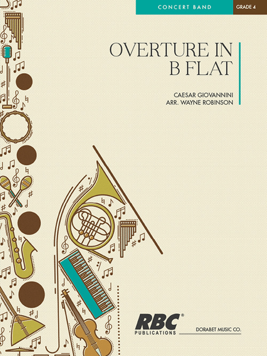 Overture In B Flat Concert Band scores gallery preview page 1