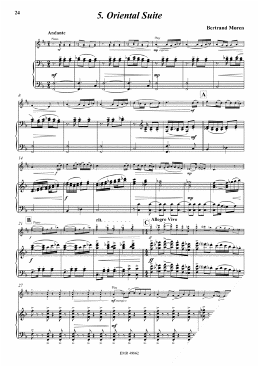My First Concertinos Volume 2 Baritone Saxophone scores gallery preview page 8