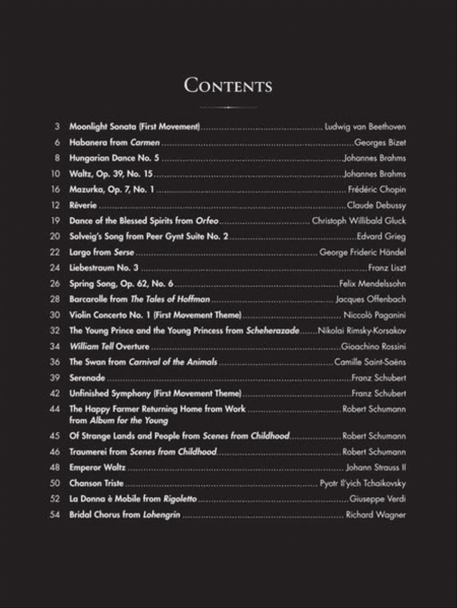 Great Classical Music for Violin and Piano Violin Solo scores gallery preview page 3
