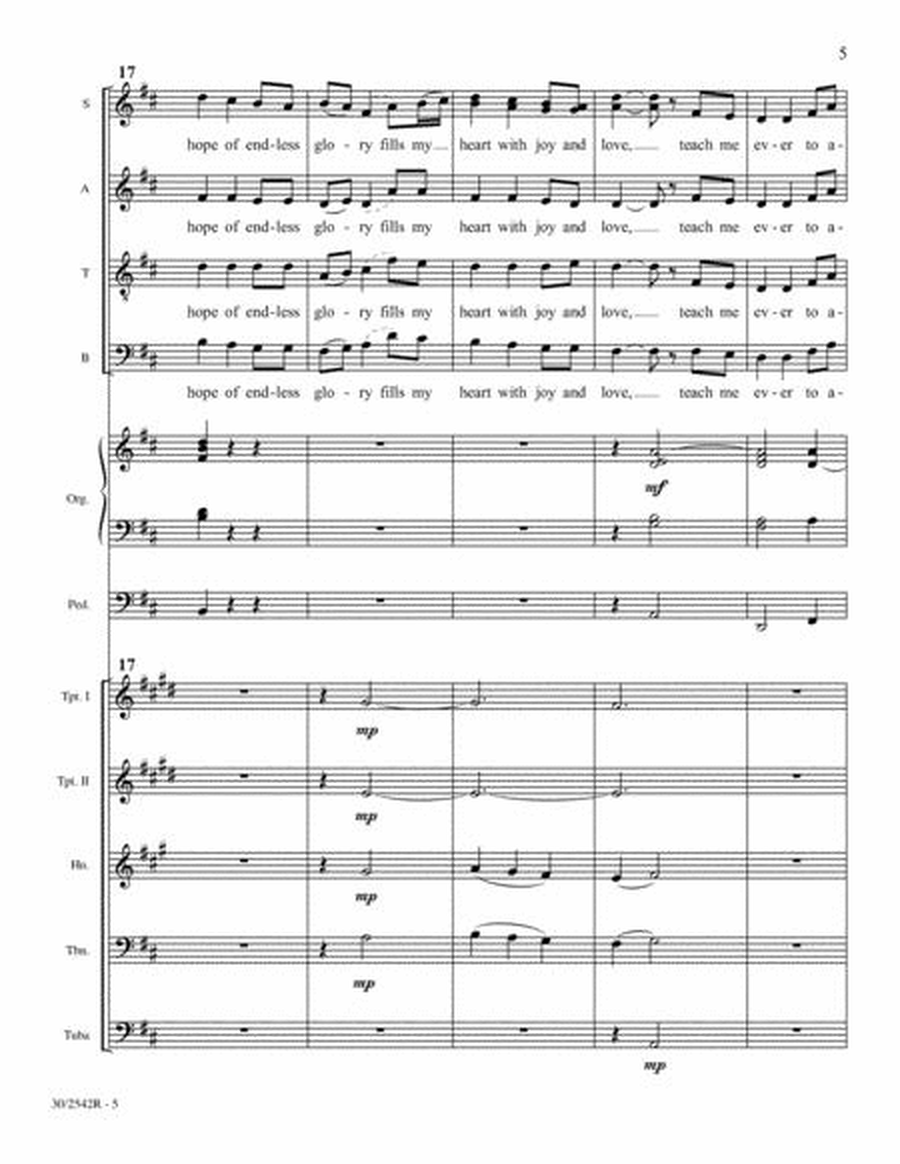 Come, Thou Fount of Every Blessing - Brass Score and Parts
