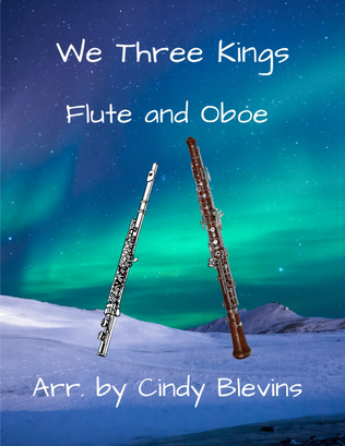 Book cover for We Three Kings, for Flute and Oboe Duet