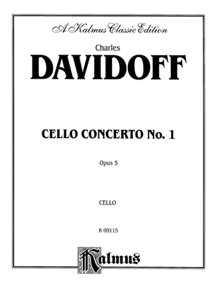 Book cover for Davidoff: Cello Concerto No. 1