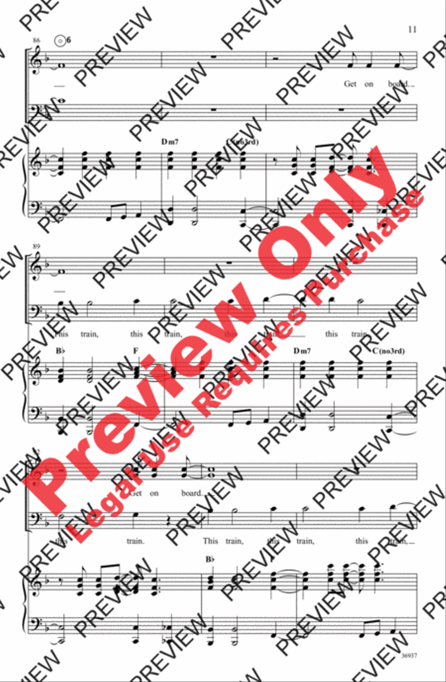 People Get Ready 3-Part scores gallery preview page 11