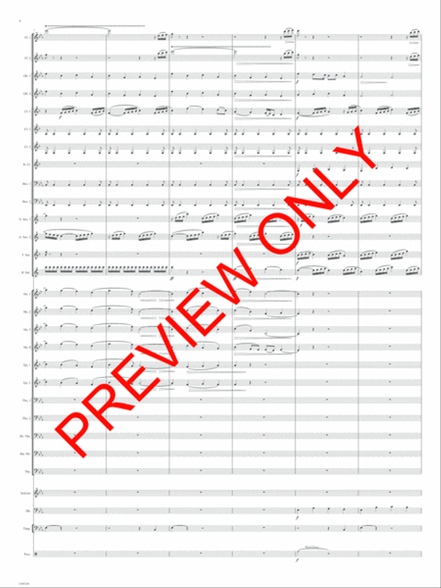 Festive Expressions Concert Band scores gallery preview page 5