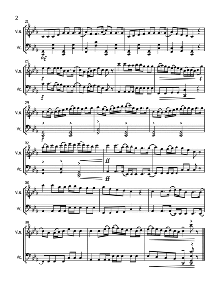 The Wellerman Sea Shanty - Violin & Cello Duet by Alison Gillies String Duet - Digital Sheet Music