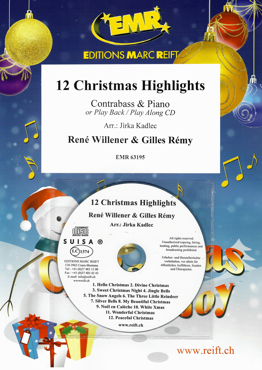 Book cover for 12 Christmas Highlights