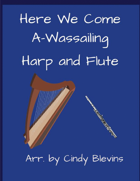 Here We Come A-wassailing, for Harp and Flute image number null