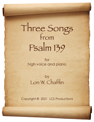 Book cover for Three Songs from Psalm 139