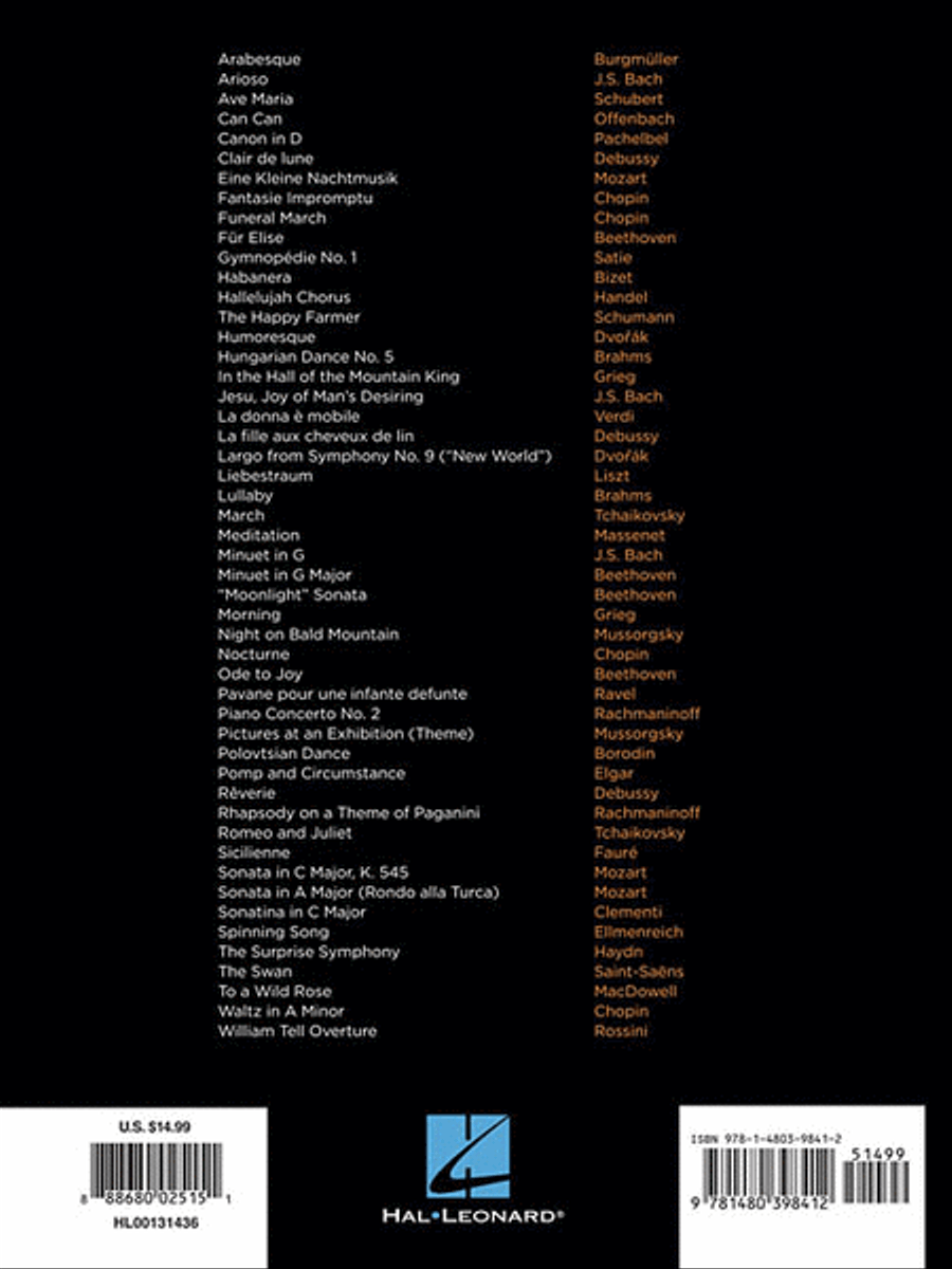 First 50 Classical Pieces You Should Play on the Piano Easy Piano scores gallery preview page 2