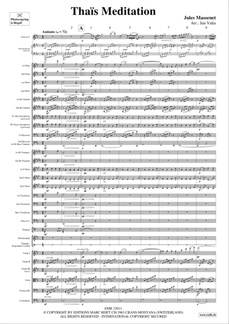 Thais Meditation Orchestra scores gallery preview page 3