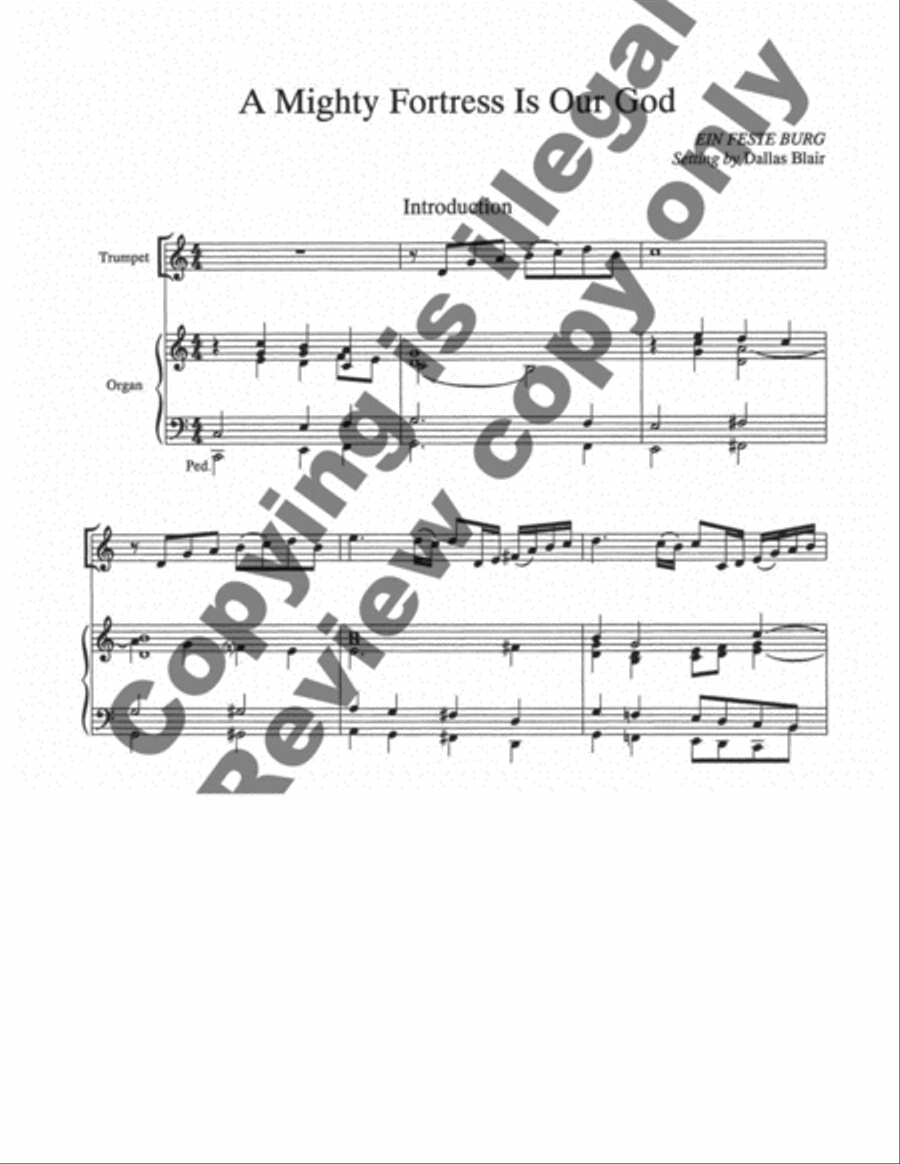 Hymn Introductions and Descants for Trumpet and Organ, Set 2 Trumpet scores gallery preview page 3