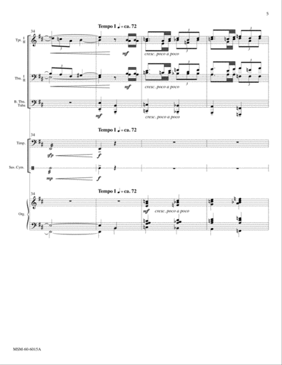Sound the Bell of Holy Freedom Come to Us, O Holy Spirit Choir scores gallery preview page 5