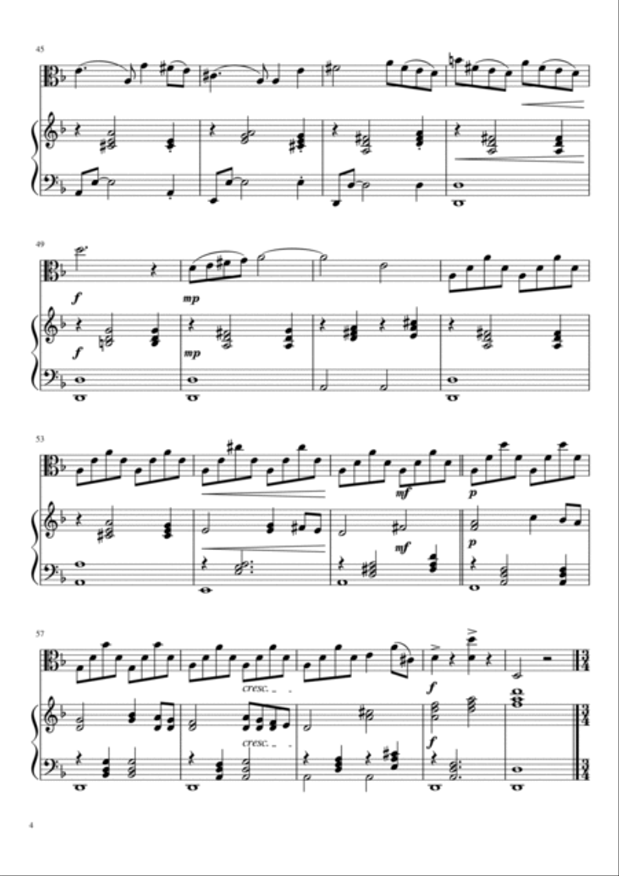 Concertino for viola (Polish concertino) Viola scores gallery preview page 4