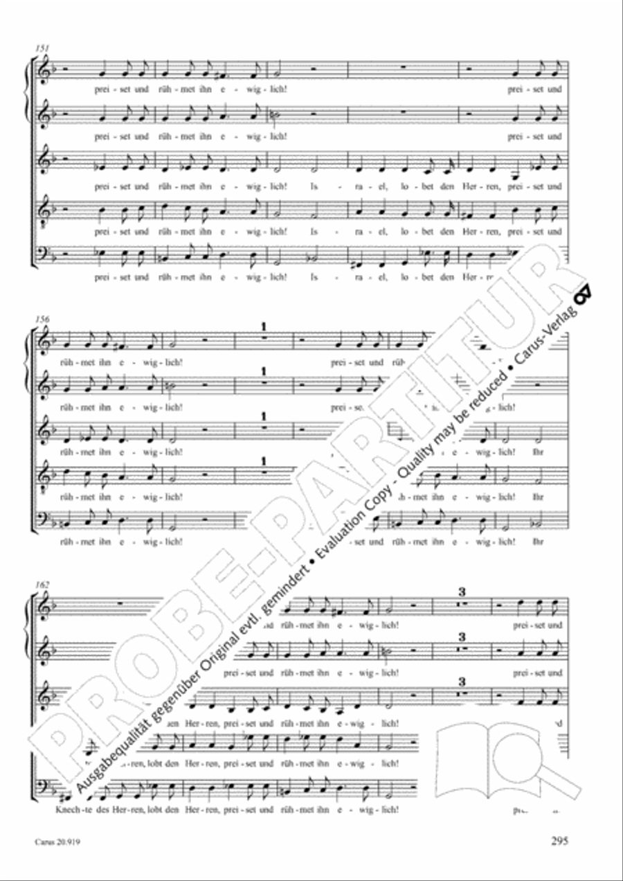 Opera varia I. Works with 1-7 parts (Complete edition, vol. 19) [Werke mit 1-7 obligaten Stimmen] Score scores gallery preview page 352