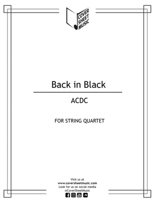 Book cover for Back In Black