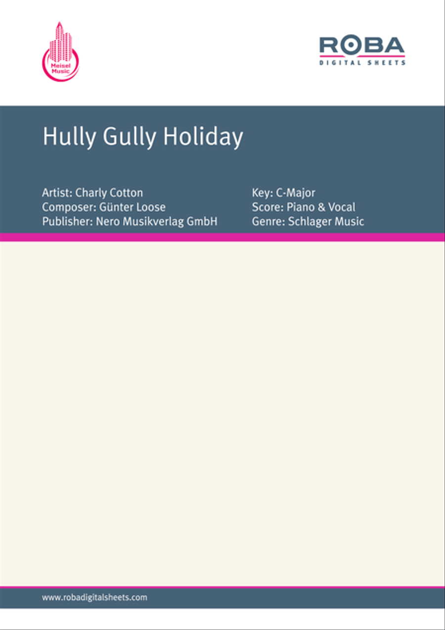 Hully Gully Holiday Voice scores gallery preview page 1