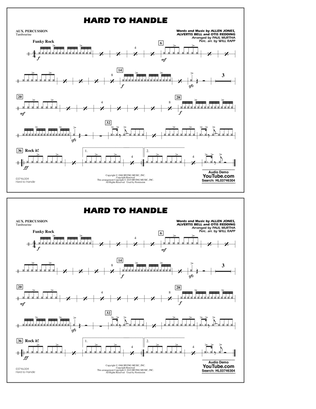 Hard to Handle (arr. Paul Murtha) - Aux Percussion