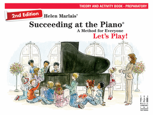 Book cover for Succeeding at the Piano, Theory & Activity Book - Preparatory (2nd Edition)