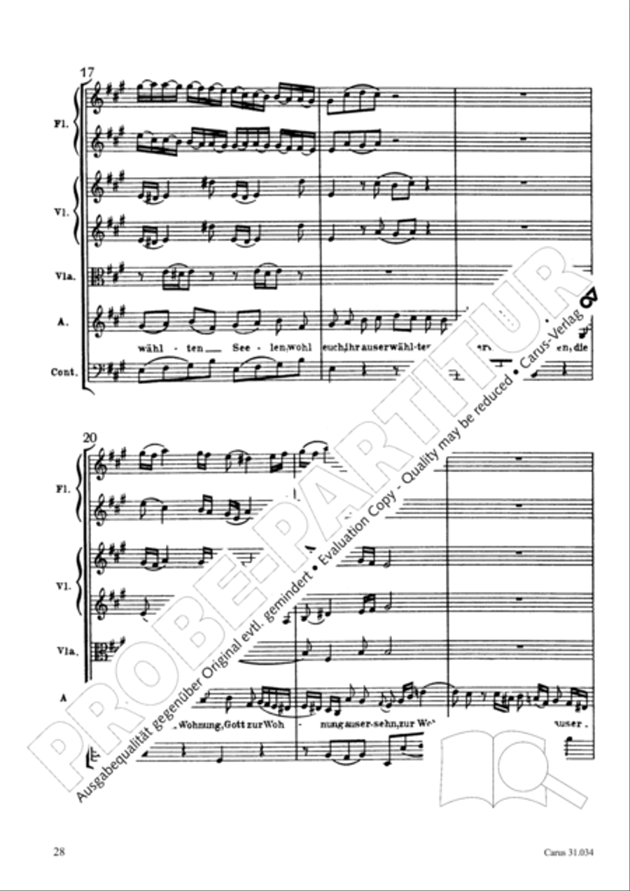 O fire everlasting (O ewiges Feuer, o Ursprung der Liebe) ATB scores gallery preview page 43