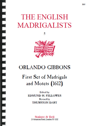 Book cover for Madrigals and Motets for Five Parts (1612)
