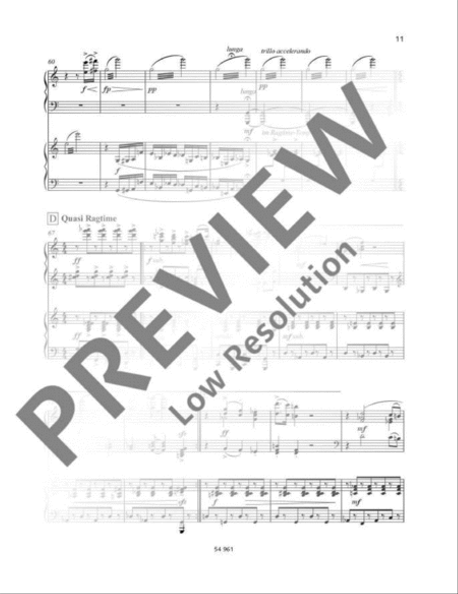 Der Minuten-Tristan Piano Duet scores gallery preview page 12